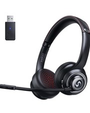 Wireless Bluetooth & 2.4G Headset, Noise Cancelling, Black picture