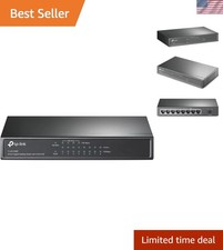 Flexible 8-Port Gigabit Switch w/ 4 PoE+ Ports and QoS - Lifetime picture