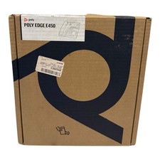Poly Edge E450 IP VoIP Business Desk Phone Black PoE HD Voice Speakerphone NEW picture