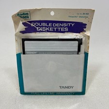 Vintage Tandy Radio Shack Double Density 5.25