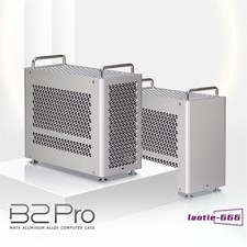 ZZAW B2Pro MATX Computer Case PC Aluminum Side Panels SFX Cooling Metal Case New picture
