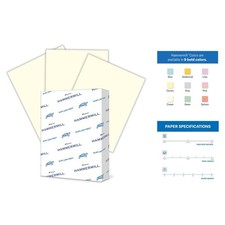 Eco-Friendly Cream 20lb Colored Paper, 8.5x11 - 500 Sheets for Creative Projects picture