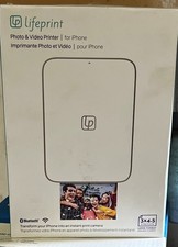 Lifeprint Portable ZINK Digital Photo Printer, Color, Bluetooth/WiFi, 3x4.5 picture