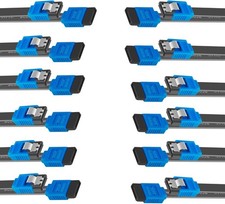 Benfei SATA Cable III, 12 Pack SATA Cable III 6Gbps Straight HDD SDD Data Cable picture