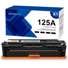 1PK 125A Black Toner Cartridge Replacement for HP 125A CB540A Color CP1215 picture