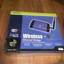 Cisco-Linksys WET11 Wireless Ethernet Bridge 2.4Ghz 802.11b, New & Sealed picture