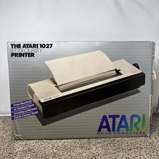 Atari 1027 “for parts”Printer for Atari Home Computers w/ Power Supply & Box picture