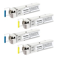 4 PCS 1.25G BIDI SFP Single Mode Industrial Fiber Module Transceiver 20km DDM picture