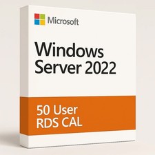 Windows Server 2022 Remote Desktop License - 50 Users RDS CALs picture