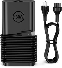 2025 130W USB-C Adapter for Dell XPS 15, Precision, Latitude Laptops, Power Cord picture