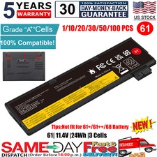 ✅LOT Laptop Battery For Lenovo Thinkpad T470 T480 T570 T580 01AV425 01AV423 P51S picture