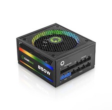 GAMEMAX 850W Power Supply, Fully Modular, 80 Plus Gold, ARGB SYNC with Mother... picture