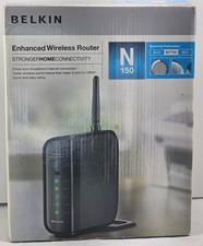 Belkin Enhanced N150 150 Mbps 10/100 Wireless N Router F6D4230-4 Untested in Box picture