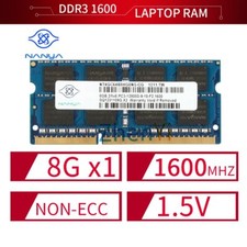 Nanya 8GB 4GB 2GB PC3-12800S DDR3 1600MHz SODIMM 204Pin Notebook Memory RAM LOT picture