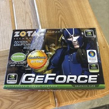 Zotac 188-02N17-020ZT NVIDIA GeForce 6200A 256MB GDDR2 AGP Graphics Card NEW 🔥 picture