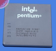 TESTED Processor Intel PENTIUM 100 MHz Ceramic CPU Working SY007 SOCKET 5 / 7 picture