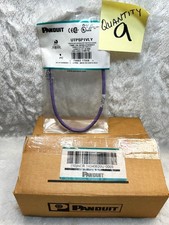 PANDUIT Box of 9 UTPSP1VLY 1 Foot Violet TX6 PLUS Cat 6 UTP Patch Cord picture