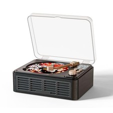 Retro CD Player with Bluetooth, Desktop CD Players for Home, Built-in Black picture