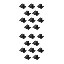 20pcs Self-Adhesive Wire Tie Cable Clamp Clip Holder Universal Home Car Use picture