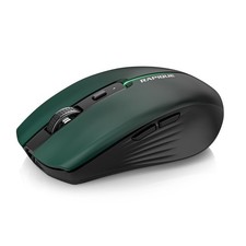 RAPIQUE Bluetooth Wireless Mouse, 5.1 & 2.4G, Green Gradient picture