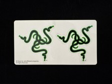 Razer Gaming Stickers - Green & Black picture