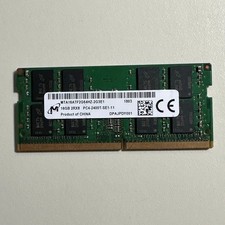 Micron 16GB DDR4 Laptop RAM SODIMM PC4-2400T 2Rx8gb MTA16ATF2G64HZ - 2G3E1 picture