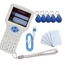 English RFID NFC Copier Reader Writer Duplicator 10 Frequency Programmer with... picture