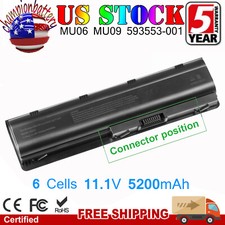for HP MU06 MU09 SPARE 593554-001 593553-001 DM4 Notebook Laptop Battery/Charger picture