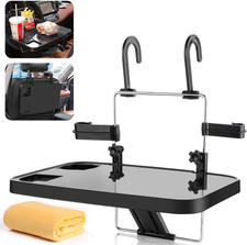 Foldable Car Seat Back Portable Tray for Food Dining Drink and Laptop, Hanging picture