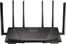 ASUS RT-AC3200 Tri-Band AC3200 Wireless Gigabit Router AiProtection RENEWED picture