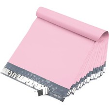 Yens 14.5X19 M7-500pcs POLY MAILERS SHIPPING ENVELOPES PLASTIC BAGS-Light Pink picture