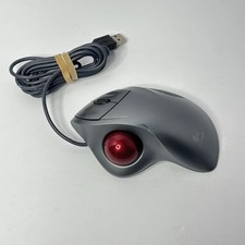 Logitech Trackman Wheel Mouse Optical T-BB18 804360-1000 Silver Tested picture