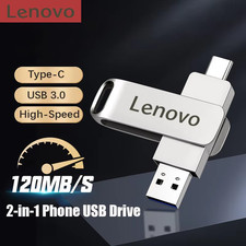 LENOVO 512GB USB 3.2 OTG Flash Drive USB-C Type-C Metal Memory Stick for PC Phon picture