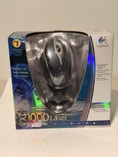Logitech MX1000L Laser Cordless Wireless Mouse Lithium Ion Battery Open Box picture
