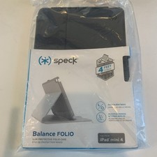Speck BalanceFolio Case for iPad Mini 4 - Stormy Grey/Charcoal Grey zo picture