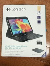 New Logitech Ultrathin Keyboard Folio for Samsung Galaxy Tab 4 10.1 Black picture