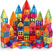 100 piezas de bloques magnéticos STEM para niños 3-8 años, juguete Montessori se picture