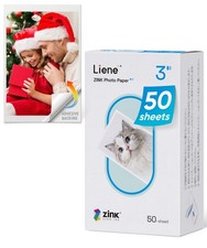 Liene Zink Pearl K100 Photo Paper 2x3″ 50 Sheets, Premium Photo Printer Paper w/ picture