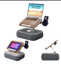 Height & Angle Adjustable Laptop Lap Desk, Laptop Desk with Cushion, Fits up ... picture