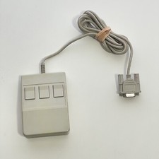 Vintage 3-Button Serial Mouse 90s Computers Collectible Tech Cool Home Computing picture