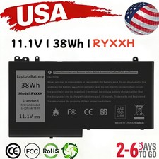 LOT 1-50pcs RYXXH 38Wh Battery for Dell Latitude E5250 E5450 E5550 11 3150 3160 picture