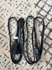 Black 3 Prong AC Universal Replacement Power Cord Longwell picture