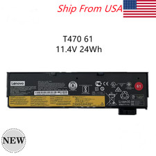 61 OEM Genuine 24WH Battery For Lenovo ThinkPad T470 T480 T570 T580 SB10K97579 picture