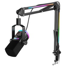 FIFINE AM8PROT RGB XLR USB Dynamic Mic Boom Arm picture