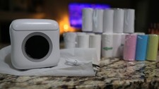 Portable Mini Mobile Printer, Bluetooth Thermal Instant Inkless, B&W picture