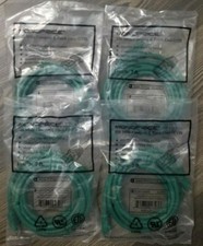 4-Cables Monoprice 7FT 24AWG Cat6 550MHz UTP Ethernet Bare Copper Network Green picture