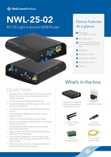 NEW NetComm Wireless 4G LTE Light Industrial M2M Router NWL-25-02 picture