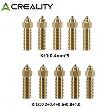 5PCS Brass Nozzle 0.2/0.4/0.6/0.8/1.0mm for Ender 3 V3 KE/K1/K1 Max/CR-10 SE picture