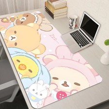 XXL Kawaii Anime Pink Mouse Pad Cute Gaming Desk Mat Keyboard Laptop Pad picture