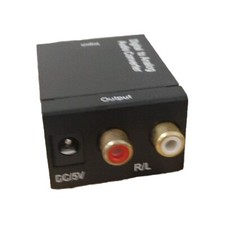 Toslink Digital to Analog Audio Converter Premium Fiber Optic to RCA Adapter picture